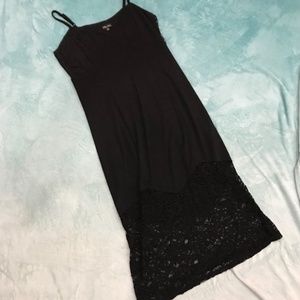 City Chic XS Black Lace Sleeveless Dress NWOT